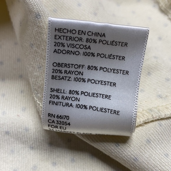 Coincidence & Chance Cream and Black Polka Dot Collard Dress - Picture 5 of 5